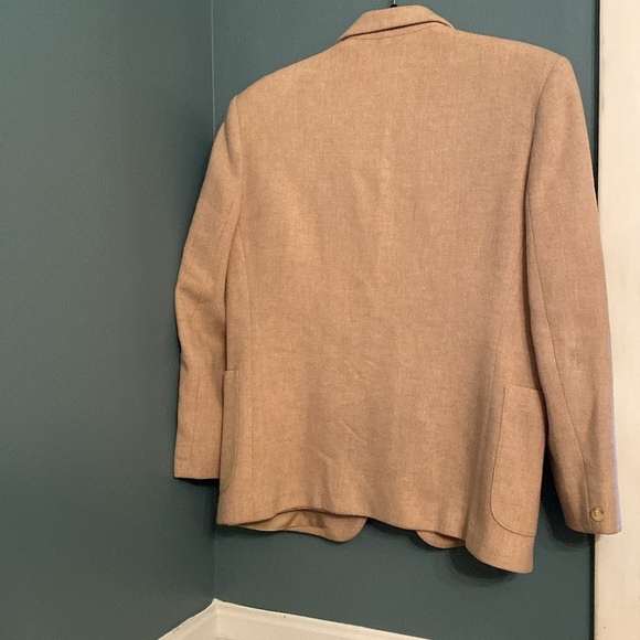 Vintage Lands end women’s blazer - 4P - tan - wool - made in USA - Picture 5 of 5